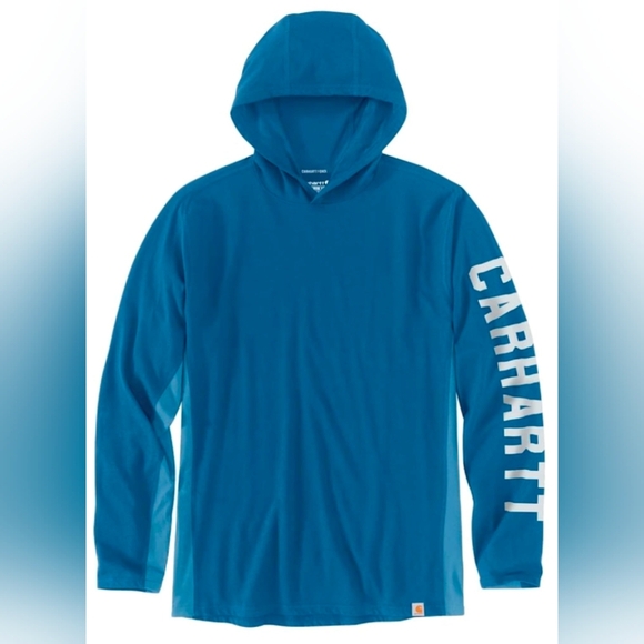 Carhartt Other - Carhartt Force Casual Long Sleeve Graphic Logo Hooded Tee Size 2XL MSRP $34.99